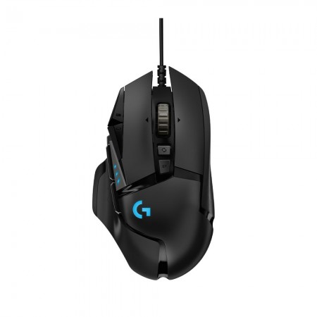 Logitech G502 HERO optikai egér fekete USB (910-005470) – 2. kép