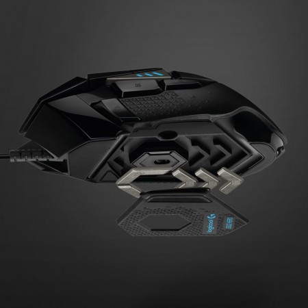 Logitech G502 HERO optikai egér fekete USB (910-005470) – 11. kép