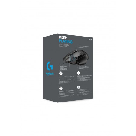 Logitech G502 X Gaming egér fekete (910-006138)