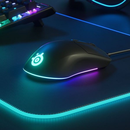 SteelSeries Rival 3 gaming optikai egér fekete (62513)