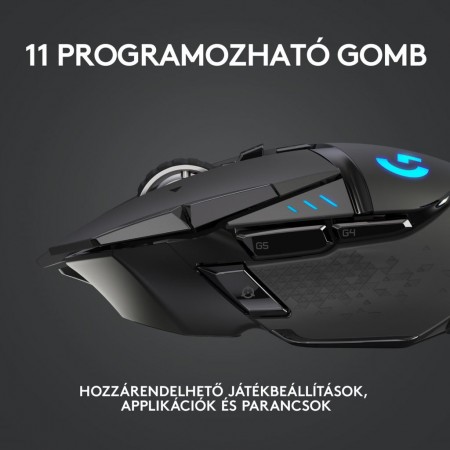 Logitech G502 Lightspeed vezeték nélküli gaming egér (910-005567)