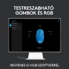 Logitech G203 LIGHTSYNC gaming egér fekete (910-005796)