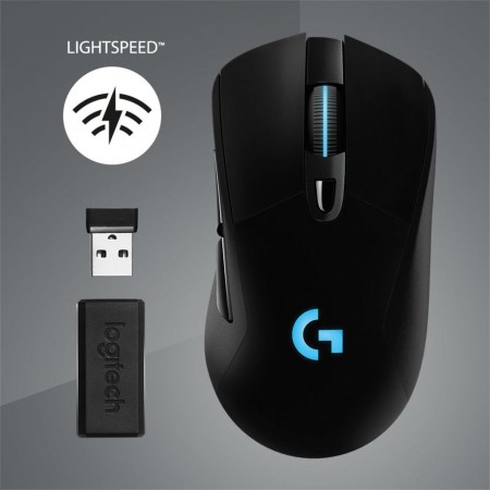 Logitech G703 LIGHTSPEED vezeték nélküli egér fekete (910-005640 / 910-005641)
