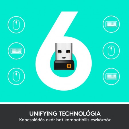 Logitech M705 Marathon vezeték nélküli USB egér (910-006034)