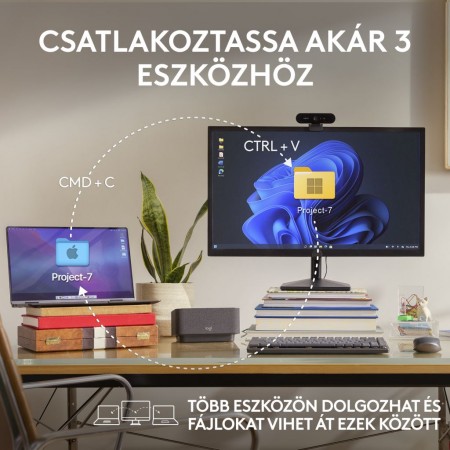 Logitech MX Anywhere 3S vezeték nélküli bluetooth egér grafitszürke (910-006929)