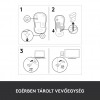 Logitech M185 vezeték nélküli optikai USB egér piros (910-002240)
