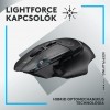Logitech G502 X Lightspeed Gaming egér fekete (910-006180)