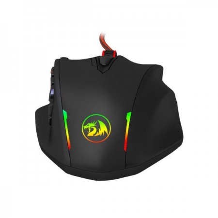 Redragon IMPACT MMO Gaming lézer egér fekete (M908)