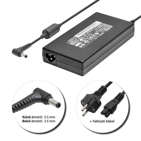 MSI 19.5V 9.23A (180W) 5.5x2.5mm gyári használt töltő