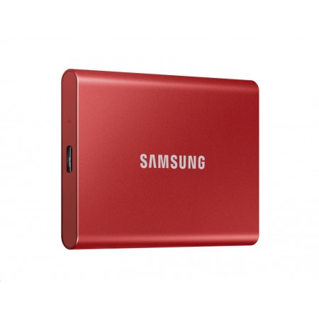 Samsung T7 2TB külső SSD meghajtó piros (MU-PC2T0R)