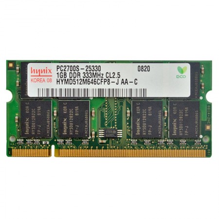 Hynix 1GB DDR 333MHz használt laptop memória