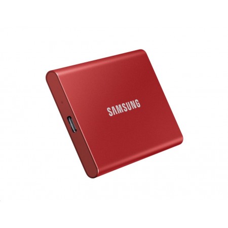 Samsung T7 500GB külső SSD meghajtó piros (MU-PC500R)
