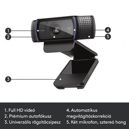 Logitech WebCam C920 full HD Pro webkamera (960-001055)