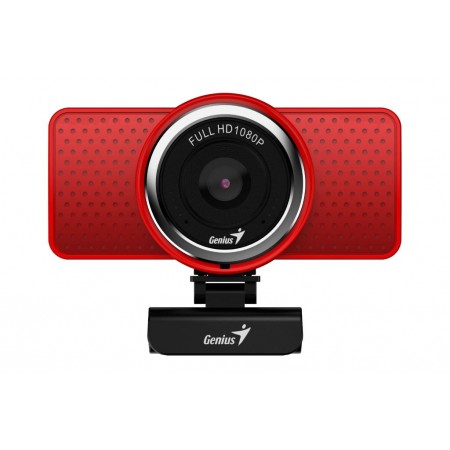 Genius ECam 8000 webkamera piros (32200001407)