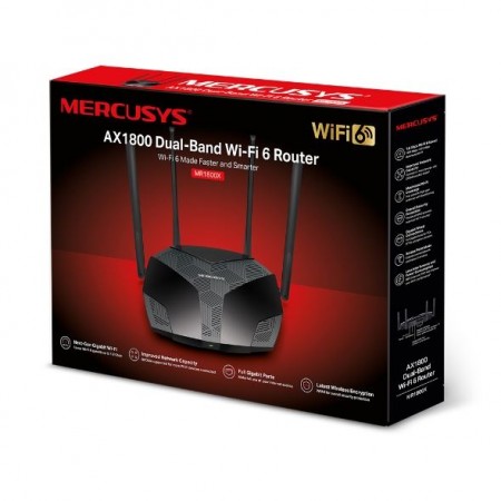 Mercusys MR1800X AX1800 Dual-Band WiFi 6 router