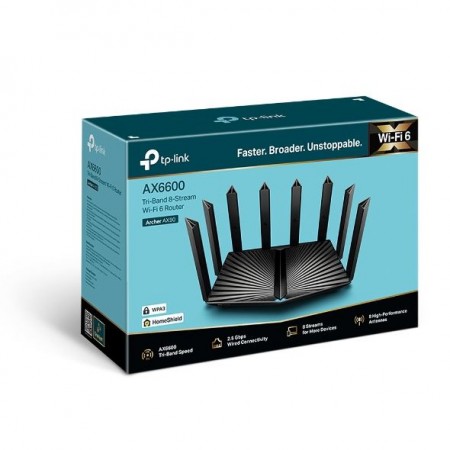 TP-Link Tri Band AX6600 Wireless Router (Archer AX90)