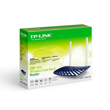 TP-Link Archer C20 Wireless Dual Band Router AC750