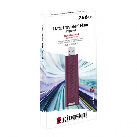 Pen Drive 256GB Kingston DataTraveler Max USB-A USB 3.2 Gen 2 (DTMAXA/256GB)