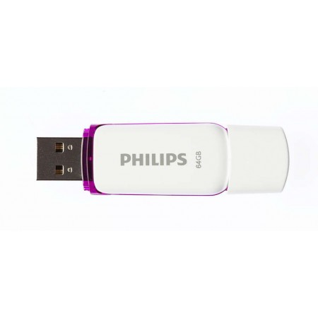 Pen Drive 64GB Philips Snow Edition Purple USB 2.0 (FM64FD70B/00)