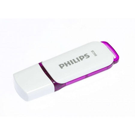 Pen Drive 64GB Philips Snow Edition Purple USB 2.0 (FM64FD70B/00)