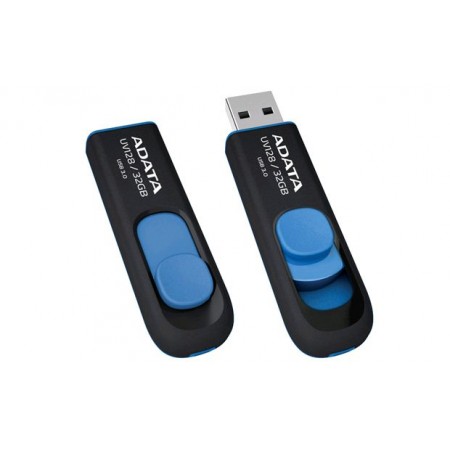 Pen Drive 32GB ADATA UV128 fekete-kék USB3.0 (AUV128-32G-RBE)