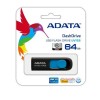 Pen Drive 64GB ADATA UV128 fekete-kék USB3.0 (AUV128-64G-RBE)