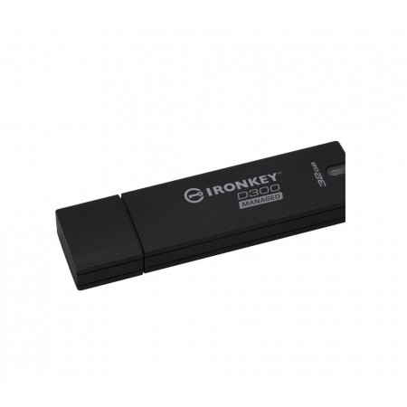 Pen Drive 32GB Kingston Ironkey D300S USB 3.1 fekete  (IKD300S/32GB)