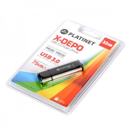Pen Drive 32GB Platinet  X-Depo USB3.0 (PMFU332)
