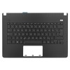 Asus X301A gyári új európai kiosztású fekete laptop billentyűzet + fekete felső fedél