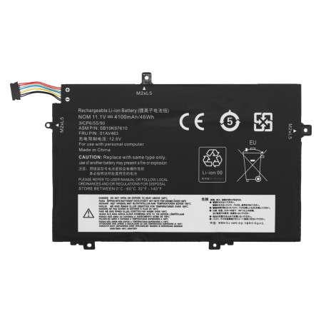 L17M3P54 11.10V 4100mAh 46Wh akkumulátor