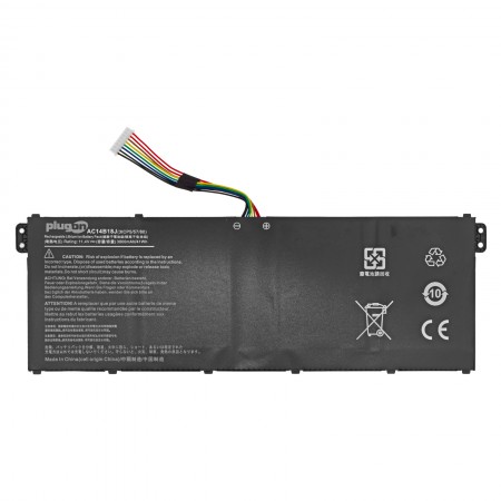 AC14B13J 11.4V 3600mAh 41Wh akkumulátor