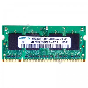 Samsung 512MB DDR2 533MHz használt notebook memória