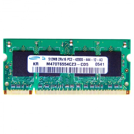 Samsung 512MB DDR2 533MHz használt notebook memória