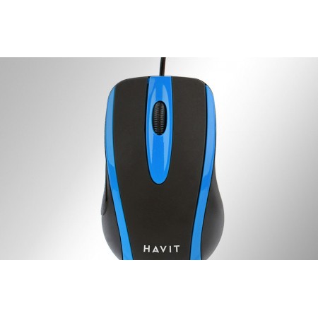 Havit MS753 univerzális egér fekete kék (HV-MS753)