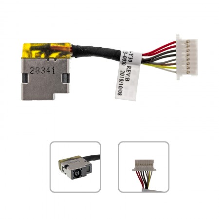 L01048-001 gyári új DC tápcsatlakozó + kábel