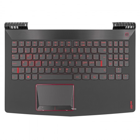 Lenovo Legion Y520-15IKBN gyári új európai kiosztású háttérvilágításos fekete - piros laptop billentyűzet