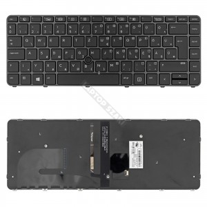 901042-211 gy&aacute;ri &uacute;j magyar fekete h&aacute;tt&eacute;rvil&aacute;g&iacute;t&aacute;sos laptop billentyűzet