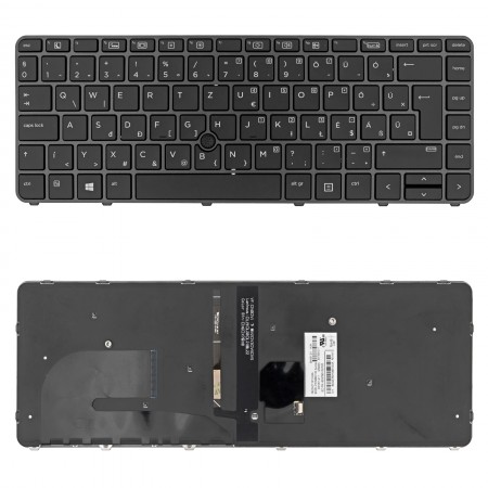 901042-211 gyári új magyar fekete háttérvilágításos laptop billentyűzet