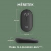 Logitech M350s Pebble 2 vezeték nélküli egér graphite (910-007015)