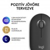 Logitech M350s Pebble 2 vezeték nélküli egér graphite (910-007015)