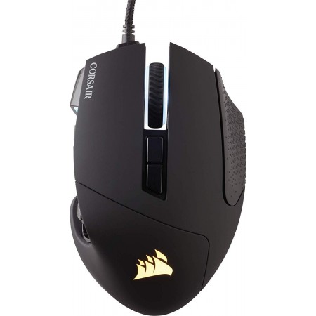 Corsair Scimitar RGB ELITE MOBA/MMO Gaming optikai egér fekete  (CH-9304211-EU)