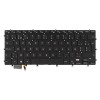 0GDT9F gyári új francia fekete háttérvilágításos laptop billentyűzet, keret nélkül
