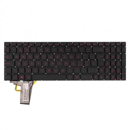 Asus GL552VW gyári új fekete európai kiosztású laptop billentyűzet