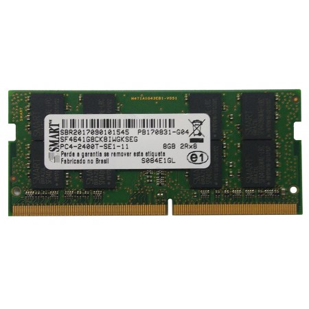 SMART 8GB DDR4 2400MHz laptop memória