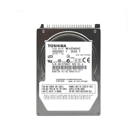Toshiba MK4036GAC 40GB IDE 2,5