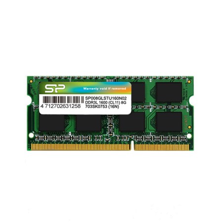 Silicon Power 8GB DDR3L 1600MHz notebook memória (SP008GLSTU160N02)