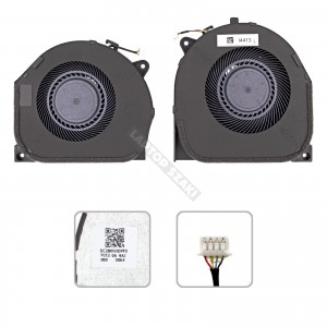 5F10R40214 haszn&aacute;lt hűt&eacute;s, ventil&aacute;tor (p&aacute;rban) (5V)