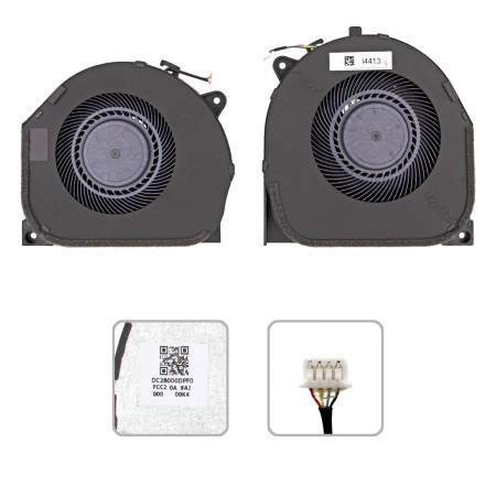 5F10R40214 használt hűtés, ventilátor (párban) (5V)