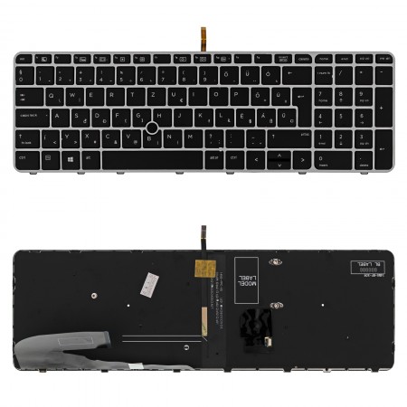 836623-211 gyári új, magyar fekete-szürke háttérvilágításos laptop billentyűzet