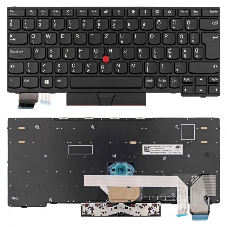 01YP095 gyári új magyar fekete laptop billentyűzet